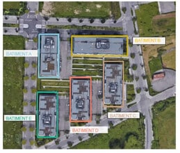 19 Rue Pierre Gilles De Gennes, Lyon, RHO - Vue aérienne  vue de carte