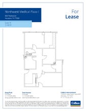 800 Peakwood Dr, Houston, TX à louer Plan d’étage– Image 1 sur 1