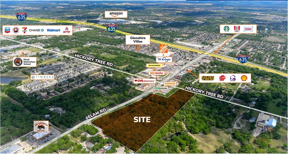 3601 Elam Rd, Balch Springs, TX à vendre - Aérien – Image 3 sur 6