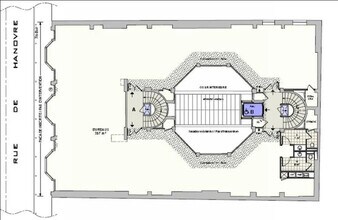 6 Rue De Hanovre, Paris à louer Plan d’étage– Image 1 sur 18