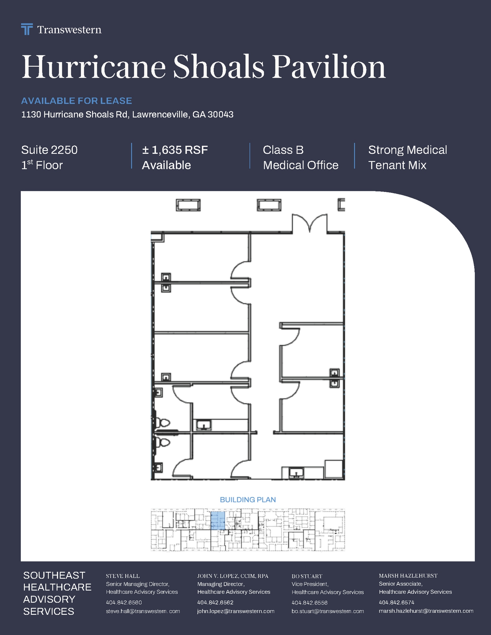 1130 Hurricane Shoals Rd, Lawrenceville, GA à louer Plan d’étage– Image 1 sur 1