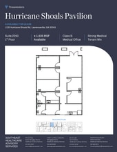 1130 Hurricane Shoals Rd, Lawrenceville, GA à louer Plan d’étage– Image 1 sur 1