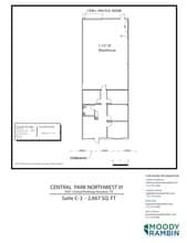 2500 Central Pky, Houston, TX à louer Plan d’étage– Image 1 sur 1