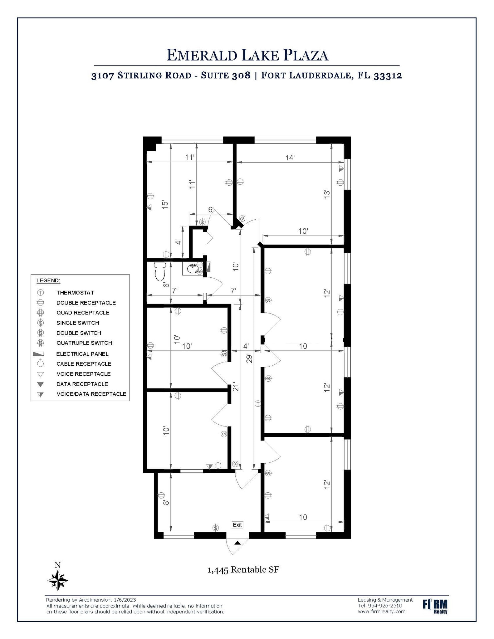 3107 Stirling Rd, Fort Lauderdale, FL à louer Photo intérieure– Image 1 sur 1