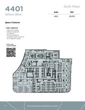 4401 Wilson Blvd, Arlington, VA à louer Plan d’étage– Image 1 sur 1