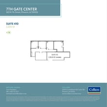 1601 N 7th St, Phoenix, AZ à vendre Plan d’étage– Image 1 sur 1