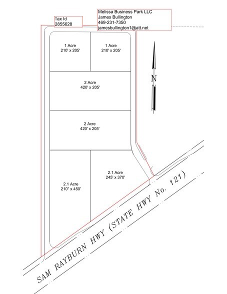 3930 Sam Rayburn Highway, Melissa, TX à vendre - Plan de site – Image 2 sur 2