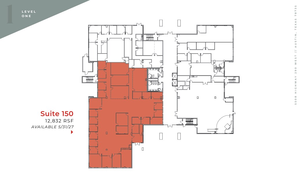 5508 Hwy 290 W, Austin, TX à louer Plan d’étage– Image 1 sur 1