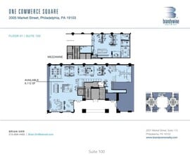 2001 Market St, Philadelphia, PA à louer Plan d’étage– Image 1 sur 1