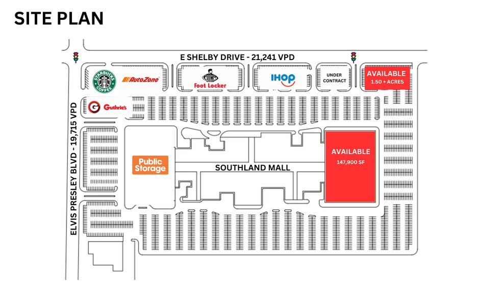 1300 Southland Mall, Memphis, TN à vendre - Photo de l’immeuble – Image 2 sur 7