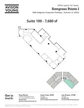 1000 Sawgrass Corporate Pkwy, Sunrise, FL à louer Plan d’étage– Image 1 sur 1
