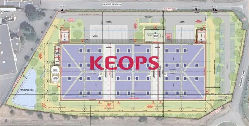 1 Rue Du Bénélux, Lespinasse à louer - Plan de site – Image 3 sur 3