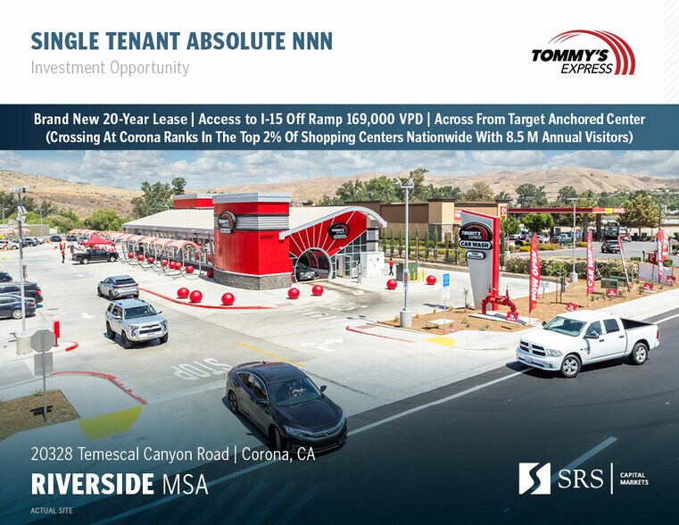 20328 Temescal Canyon Rd, Corona, CA à vendre - Photo de l’immeuble – Image 1 sur 10