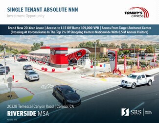 Plus de détails pour 20328 Temescal Canyon Rd, Corona, CA - Spécialisé à vendre