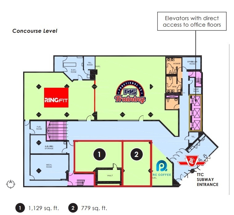 1 St Clair Ave E, Toronto, ON à louer Plan d’étage– Image 1 sur 3