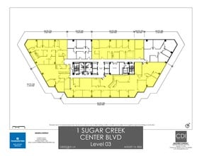 1 Sugar Creek Center Blvd, Sugar Land, TX à louer Plan d’étage– Image 1 sur 1
