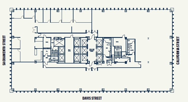 50 California St, San Francisco, CA à louer Plan d’étage– Image 1 sur 9
