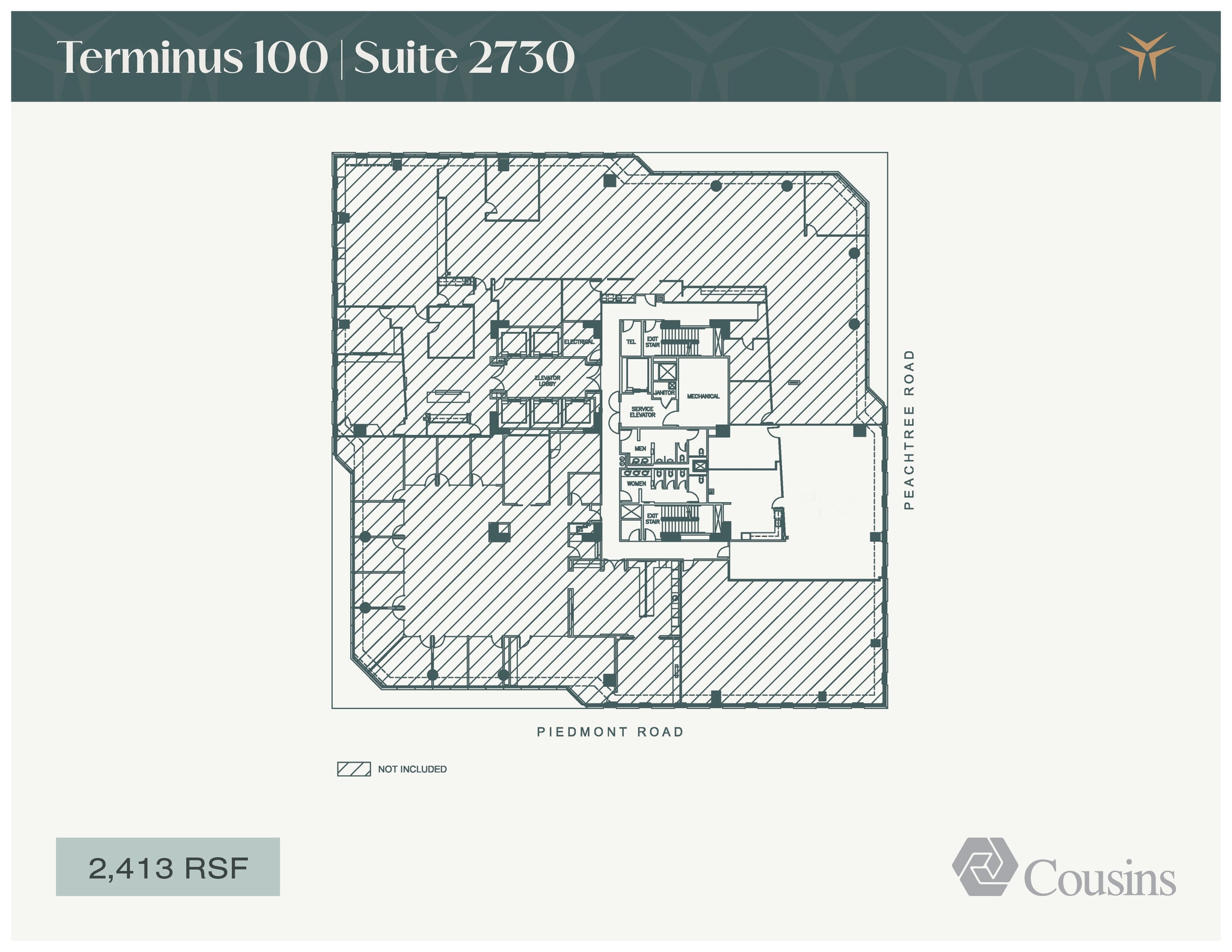 3280 Peachtree Rd, Atlanta, GA à louer Plan d’étage– Image 1 sur 1
