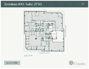 3280 Peachtree Rd, Atlanta, GA à louer Plan d’étage– Image 1 sur 1