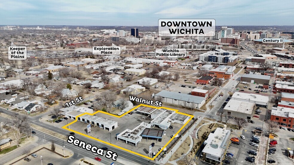 206 N Seneca St, Wichita, KS à vendre - Photo principale – Image 1 sur 4