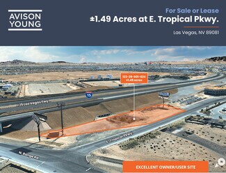 Plus de détails pour 5011 E. Tropical, North Las Vegas, NV - Terrain à vendre