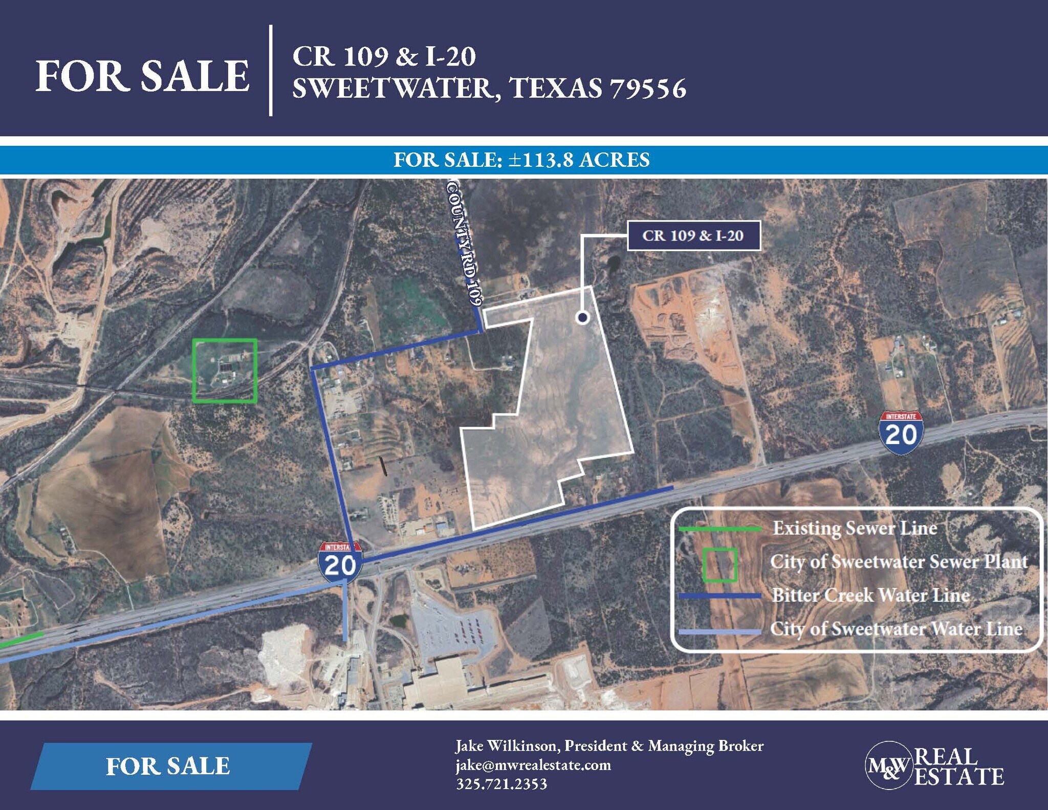 CR 109 & I-20 SWEETWATER,, Sweetwater, TX à vendre Photo de l’immeuble– Image 1 sur 2