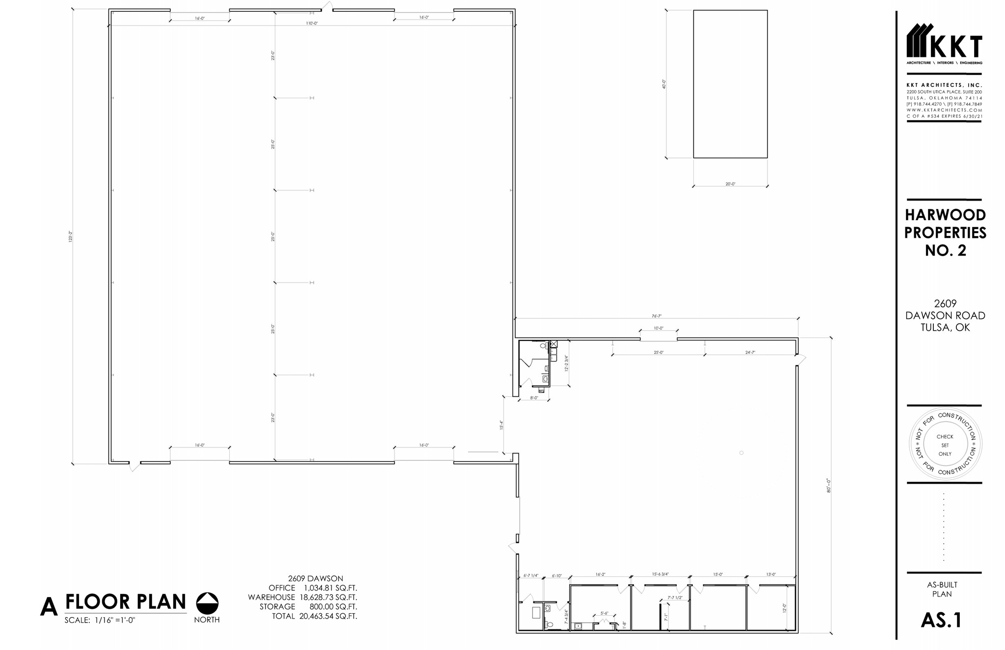 2609 Dawson Rd, Tulsa, OK à louer Plan de site– Image 1 sur 1