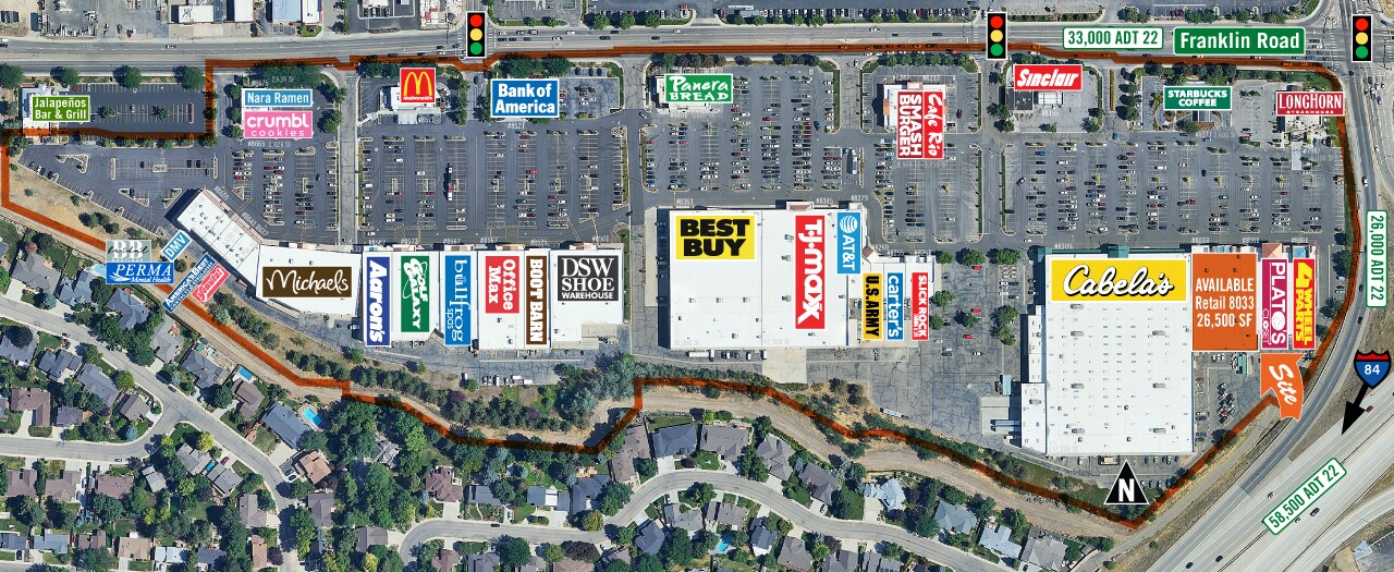 8637-8655 W Franklin Rd, Boise, ID à louer Photo principale– Image 1 sur 16