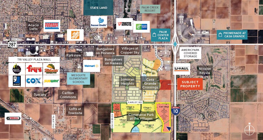 SSWC I-10 & Florence Blvd, Casa Grande, AZ à vendre - Aérien – Image 2 sur 3