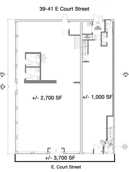 41 E Court St, Cincinnati, OH à louer - Photo de l’immeuble – Image 3 sur 9