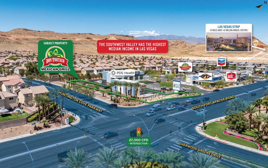 8295 S Fort Apache Rd, Las Vegas, NV à vendre - Photo de l’immeuble – Image 3 sur 6