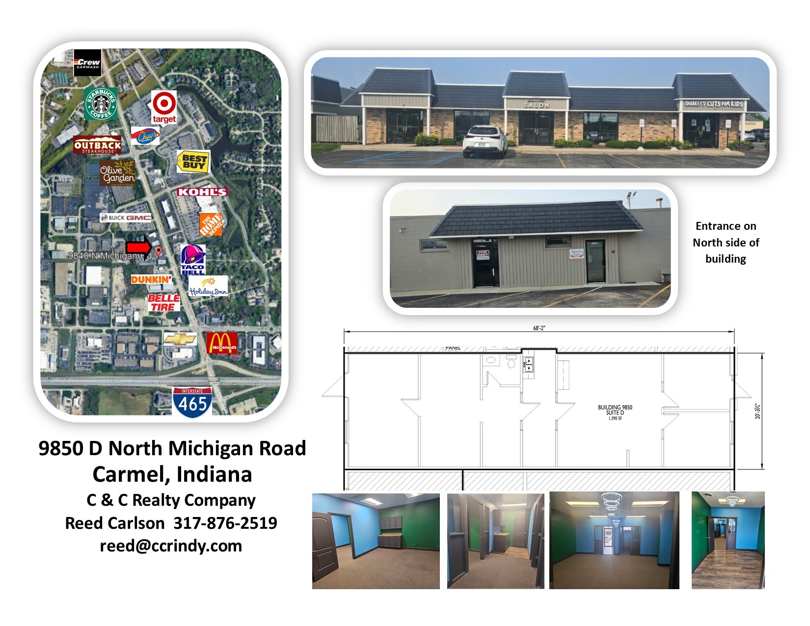 9830 N Michigan Rd, Carmel, IN à louer Autre– Image 1 sur 4