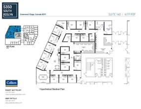 5350 S Roslyn St, Greenwood Village, CO à louer Plan d’étage– Image 2 sur 2