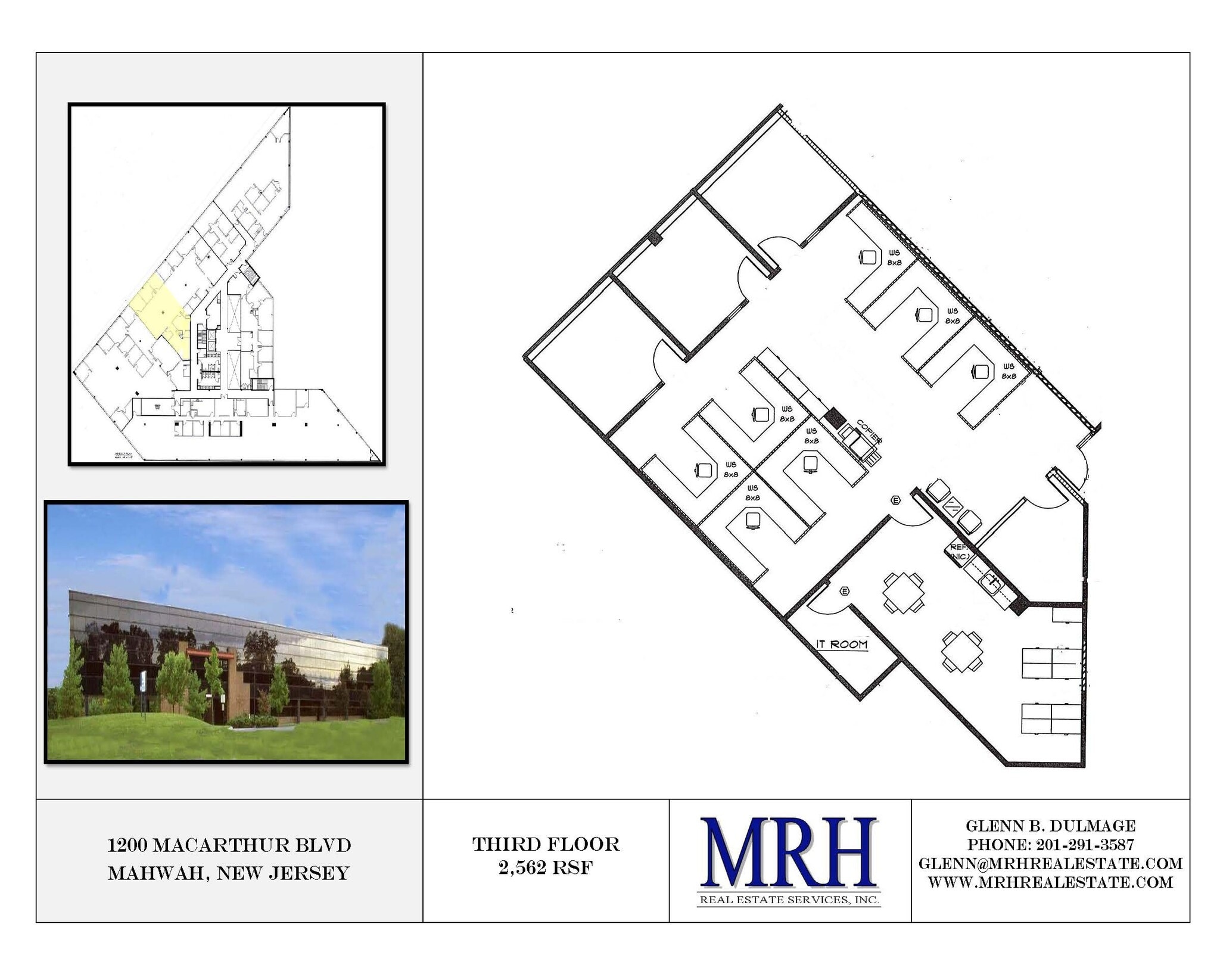 1200 MacArthur Blvd, Mahwah, NJ à louer Plan d’étage– Image 1 sur 1