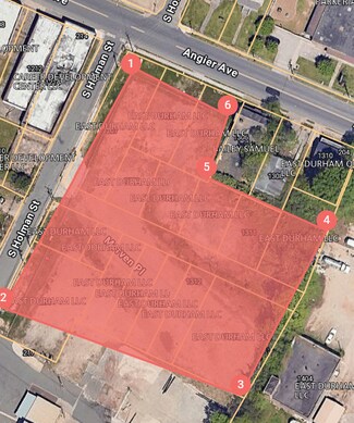 Plus de détails pour 1302 Angier ave, Durham, NC - Terrain à louer