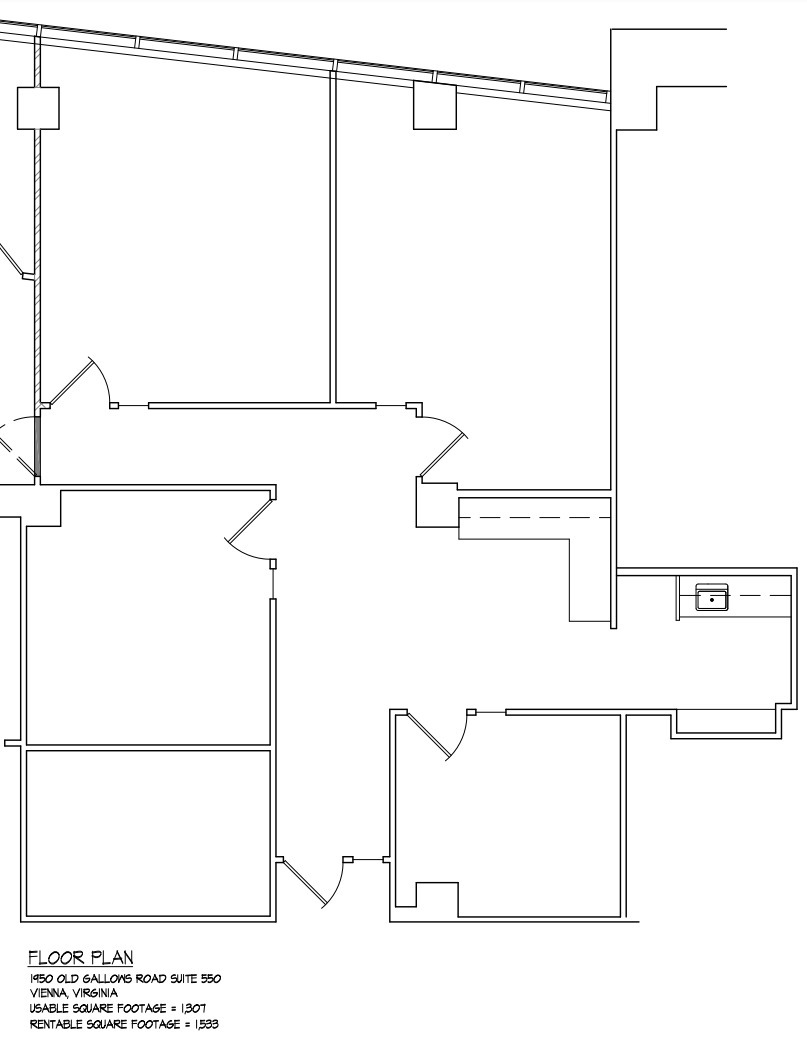 1950 Old Gallows Rd, Vienna, VA à louer Plan d’étage– Image 1 sur 1