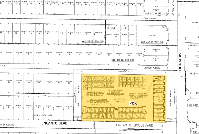 2302 N Central Ave, Phoenix, AZ à vendre - Plan cadastral – Image 2 sur 7