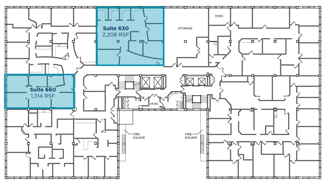 812 Huron Rd E, Cleveland, OH à louer Plan d’étage– Image 1 sur 1