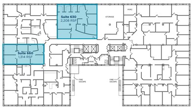 812 Huron Rd E, Cleveland, OH à louer Plan d’étage– Image 1 sur 1