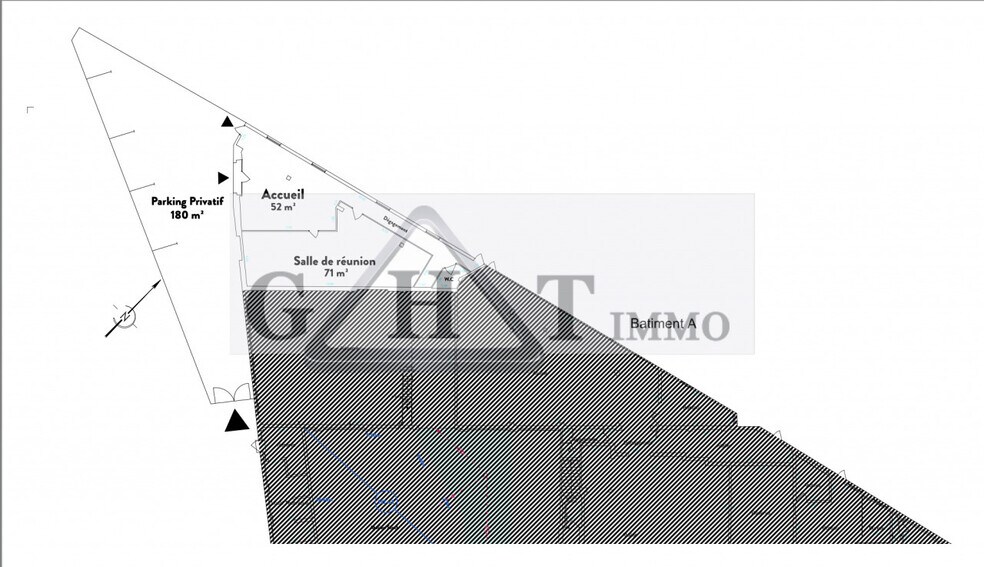 Bureau dans Épinay-sur-Seine à louer - Plan de site – Image 1 sur 3