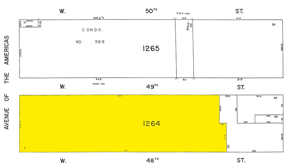 1230 Avenue of the Americas, New York, NY à louer - Plan cadastral – Image 2 sur 15