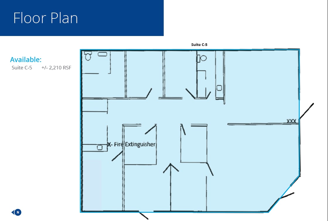 2920 F St, Bakersfield, CA à louer Plan d’étage– Image 1 sur 1