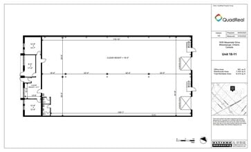 1835 Meyerside Dr, Mississauga, ON à louer Plan d’étage– Image 1 sur 1