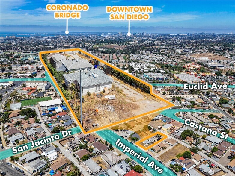 5236-5238 Imperial Ave, San Diego, CA à vendre - Aérien – Image 3 sur 12