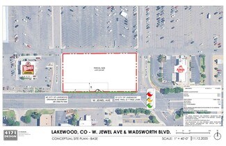 Plus de détails pour Jewell Shopping Center Pad Sites, Lakewood, CO - Terrain à louer