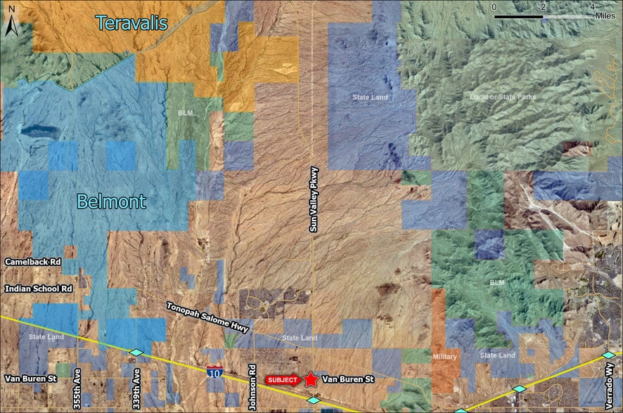 Sun Valley Parkway & Van Buren Street, Buckeye, AZ à vendre - Aérien – Image 3 sur 4