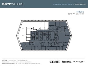 5670 Wilshire Blvd, Los Angeles, CA à louer Plan d’étage– Image 1 sur 1