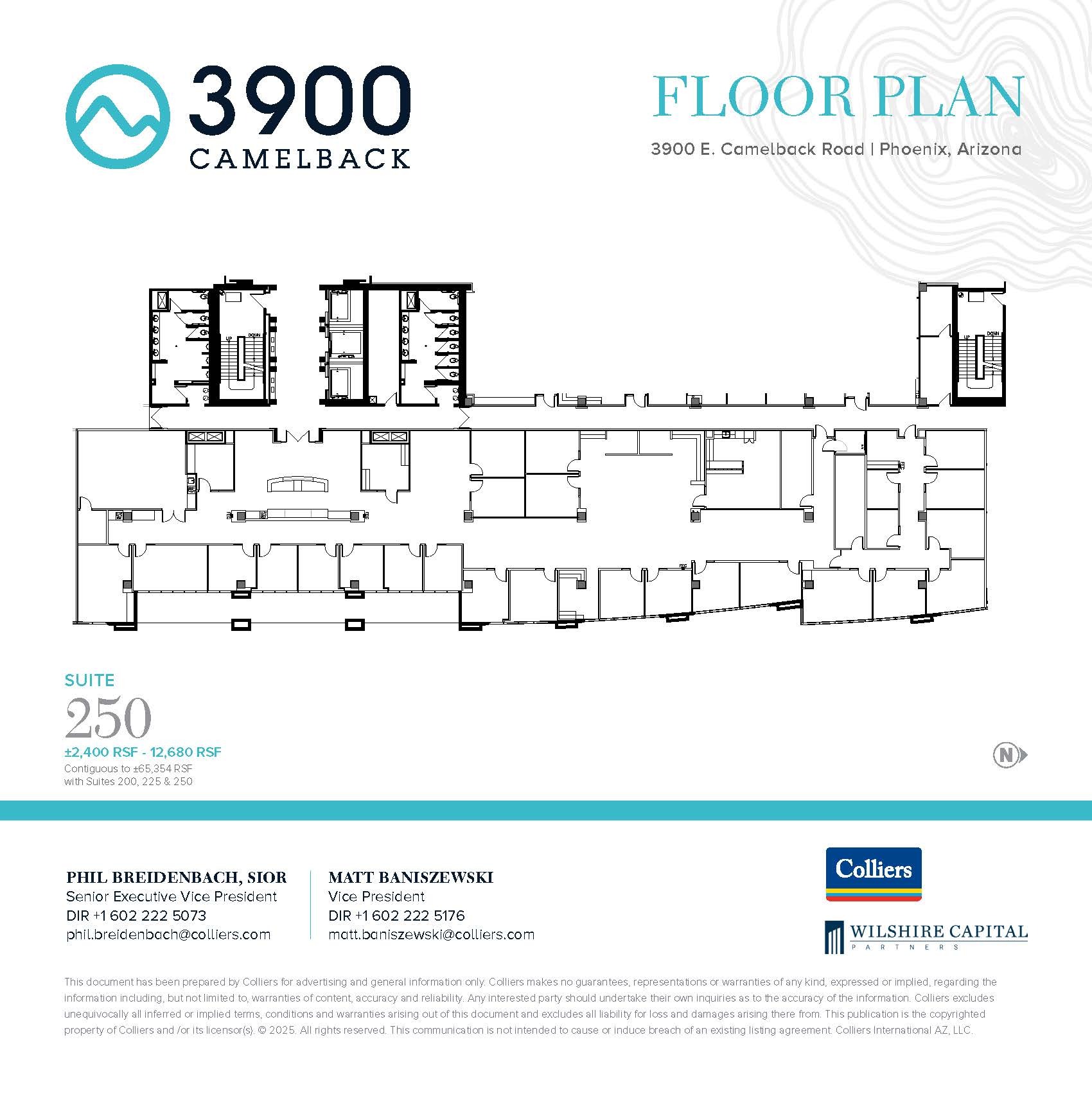 3900 E Camelback Rd, Phoenix, AZ à louer Plan d’étage– Image 1 sur 1