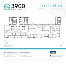 3900 E Camelback Rd, Phoenix, AZ à louer Plan d’étage– Image 1 sur 1