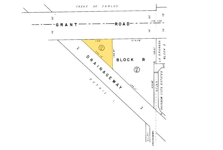 5612-5656 E Grant Rd, Tucson, AZ à vendre - Plan cadastral – Image 2 sur 4